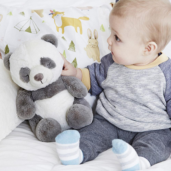 Peluche Sonoro Peaceful Panda