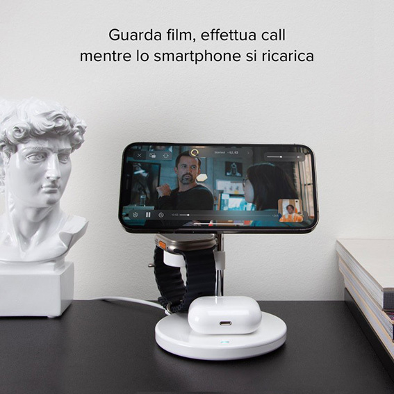 Stazione di ricarica wireless 3 in 1