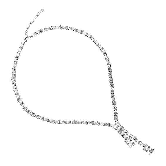 Collana con zirconi Elegance