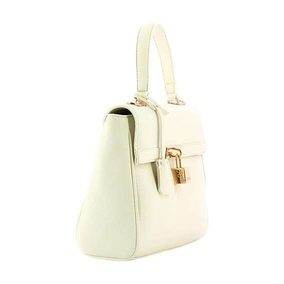 Borsa in ecopelle Kelly Bianca